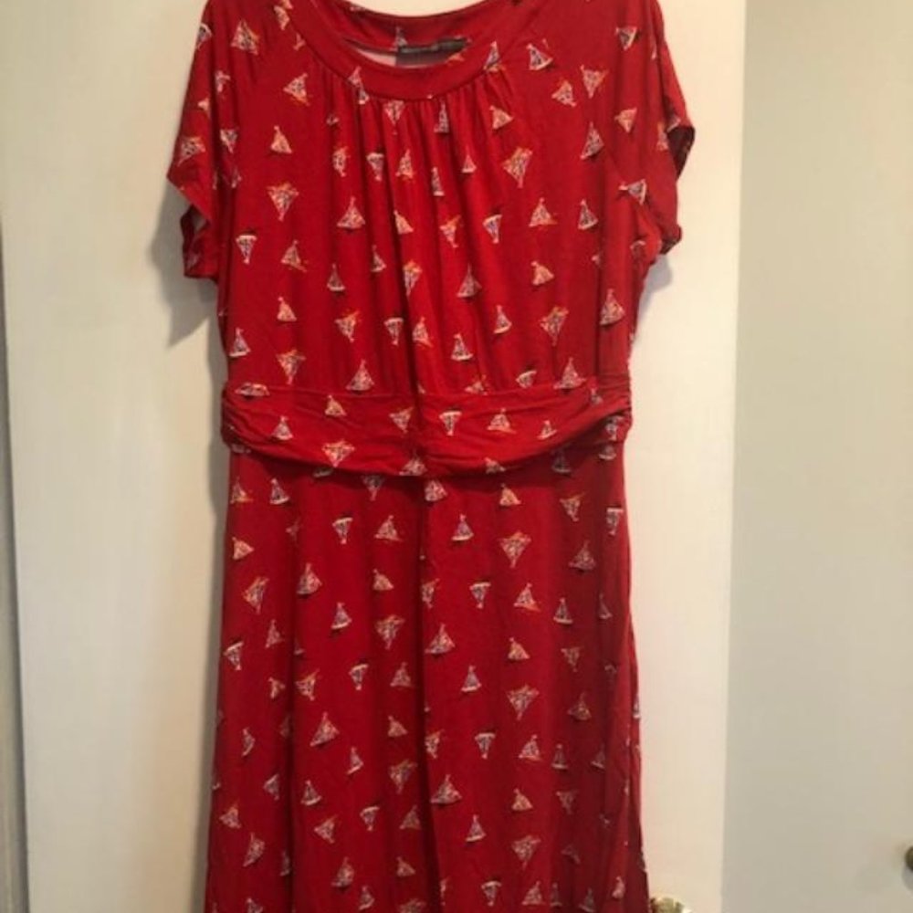 Sailboat Print dress